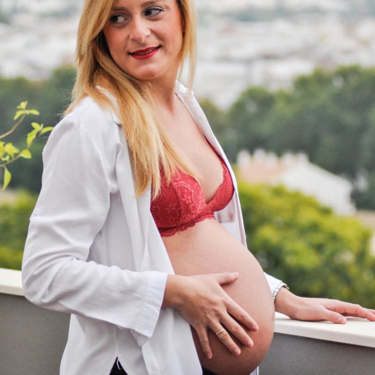 Fotografía embarazo contraluz