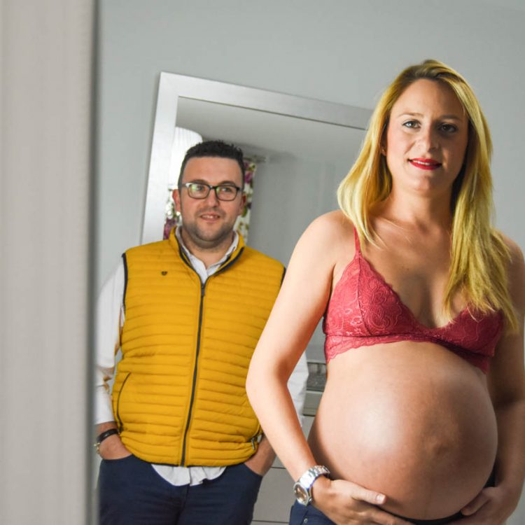 Fotografía embarazo contraluz